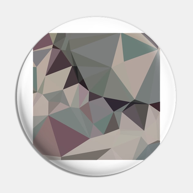 Laurel Green Abstract Low Polygon Background Pin by retrovectors