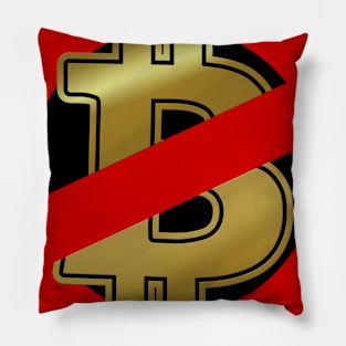 STOP Crypto Pillow