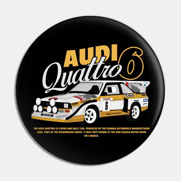 Sport Q S1 Group B Rally Pin by kindacoolbutnotreally