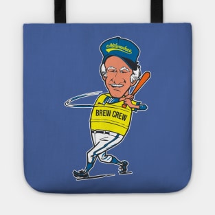 Mr Baseball ))(( Barrel Uecker Baseball Fan Tote