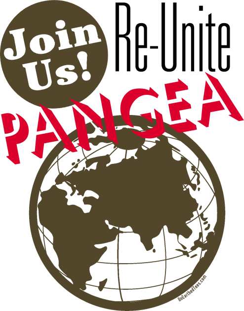 Reunite Pangea Kids T-Shirt by jrotem