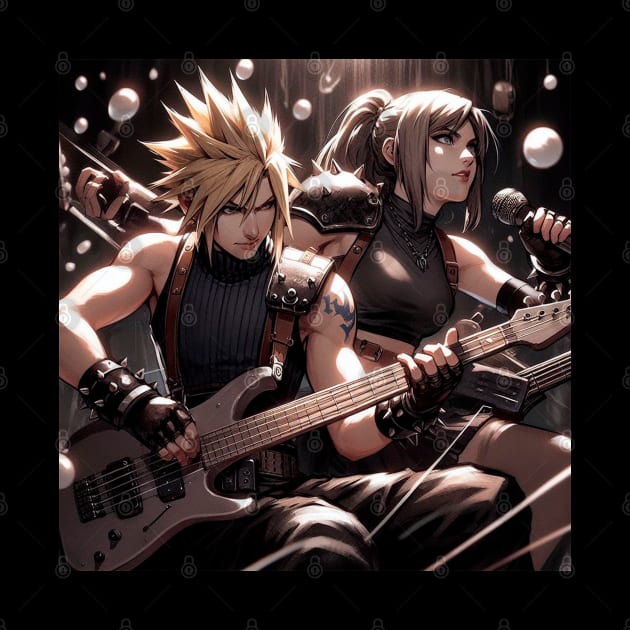 Tifa & Cloud by artxlife