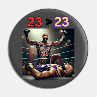 Jordan versus Lebron Pin