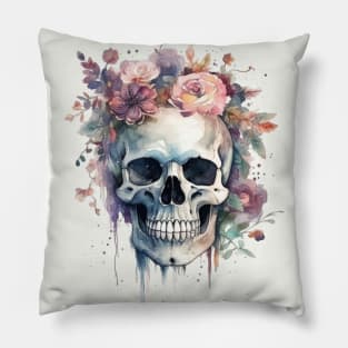 adorn your dead in flowers Pillow