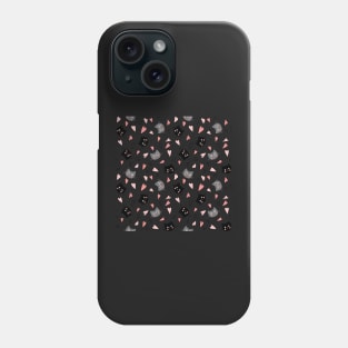 Black Cats and Hearts Phone Case