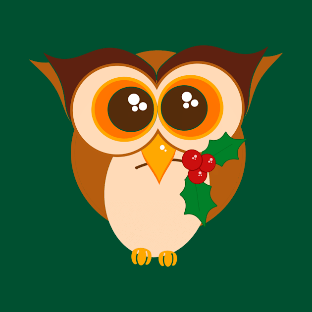 Christmas Owl by AlondraHanley