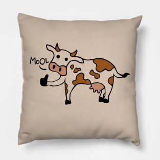 Mool / Cool Cow Thumbs Up Pillow