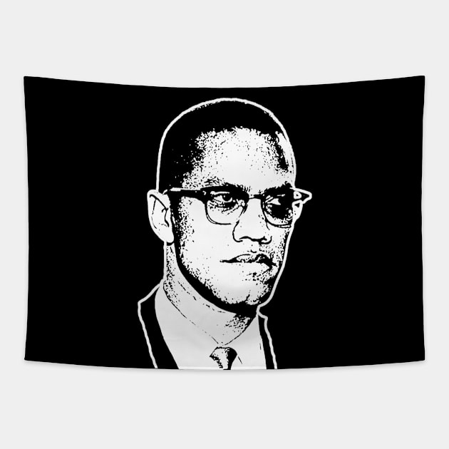 Malcolm x, Civil Rights, Black History Tapestry by UrbanLifeApparel