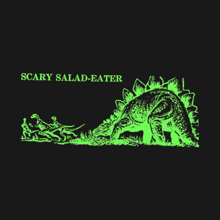 Scary Salad Eater Stegosaurus T-Shirt