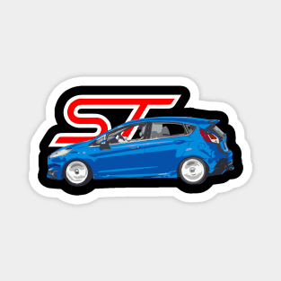 Ford Fiesta ST Custom Grabber Blue Magnet