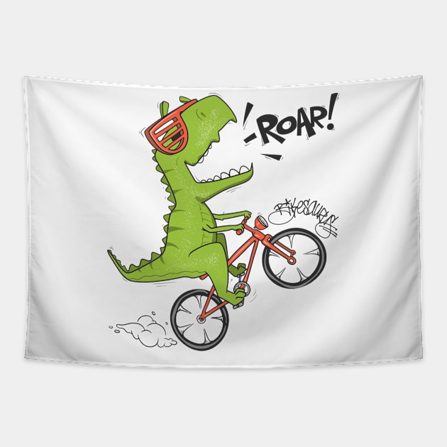 Roar Crocodile Tapestry by Mako Design 