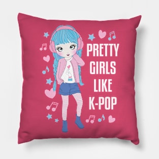 KPop Girl Pillow