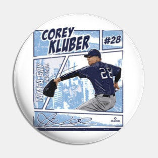 Corey Kluber Tampa Bay Comic Pin