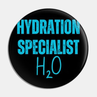 Hydration Specialist H2O Pin