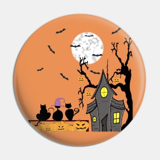 Hello Halloween Pin