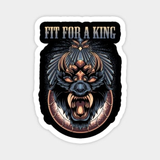 FIT FOR A KING BAND Magnet