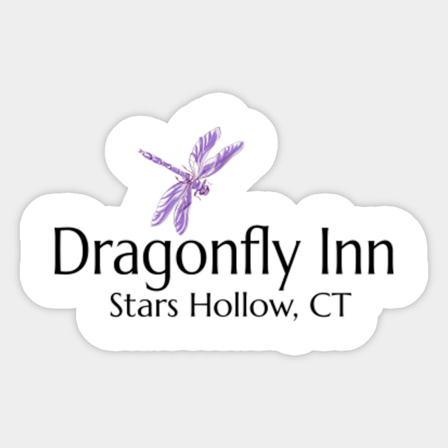 Dragonfly Inn Gilmore Girls Tv Show Sticker Teepublic