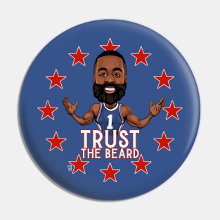 Trust The Beard Pin