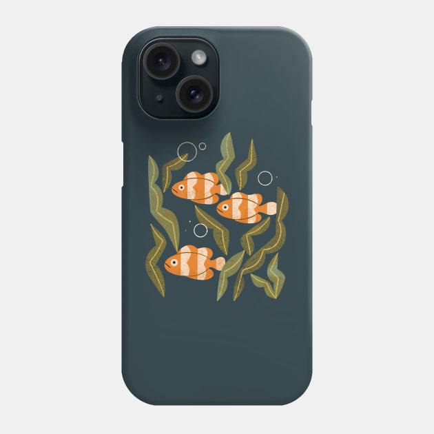 Clownfish Phone Case by Renea L Thull