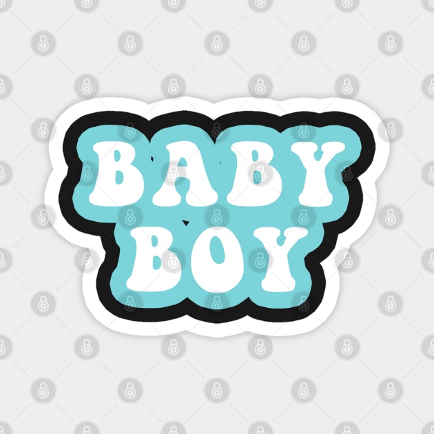 Baby Boy Magnet by CityNoir