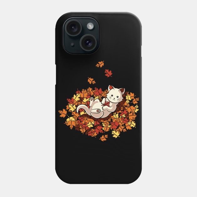 Autumn Cat Phone Case by SJayneDesign