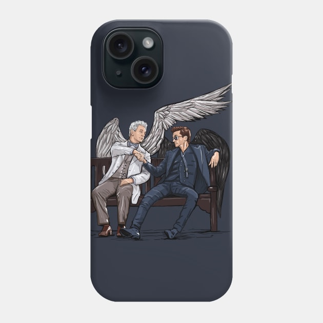 Good Omens Phone Case by Daria Popkova