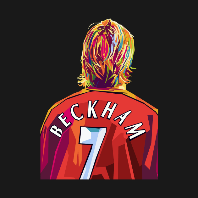 David Beckham WPAP POP ART by Kuli art