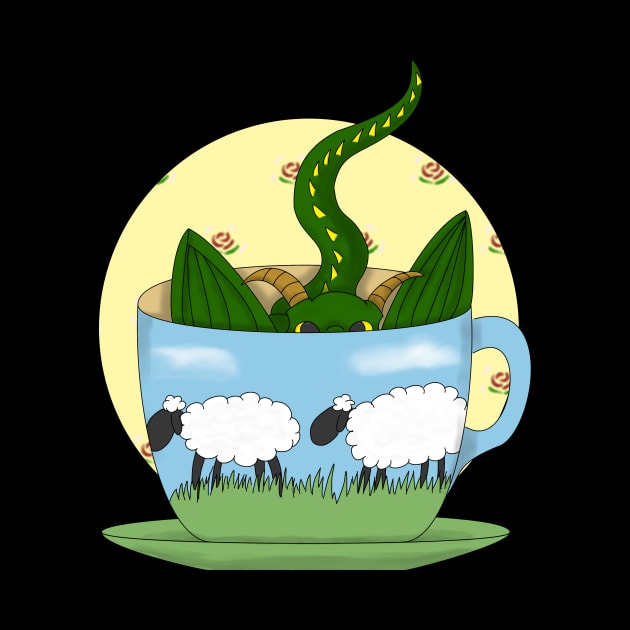 Dragon in a Teacup by CaptainDibbzy