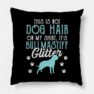 Bullmastiff Glitter Design Funny Bullmastiff Owner Gift Shirt Pillow