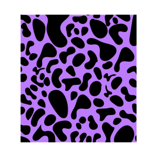 Animal Print Purple Pattern Cute Girly T-Shirt