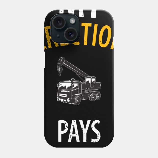 crane driver father father's day construction work Phone Case by Johnny_Sk3tch