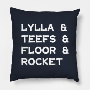 Lylla Teefs Floor Rocket Pillow