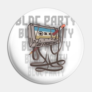 Bloc Party Cassette Pin