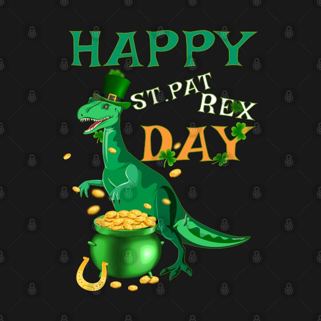 Happy st. Pat rex day by Kishu