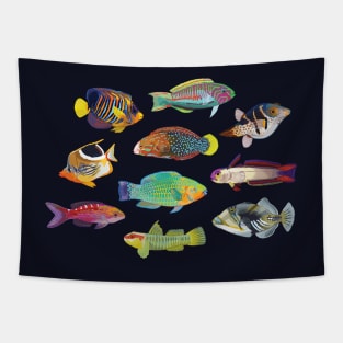 Tropical Fish Tapestry