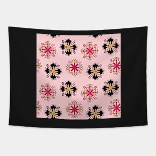 Pink mandala pattern Tapestry