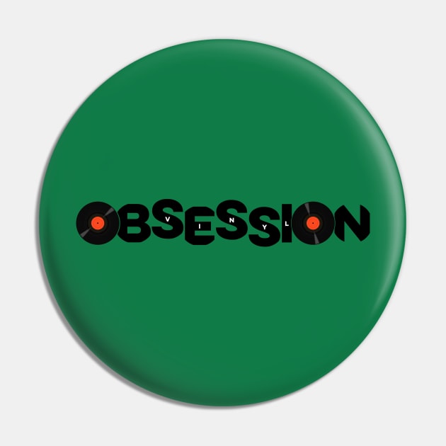 Vinyl Obsession Pin by SuperFZ