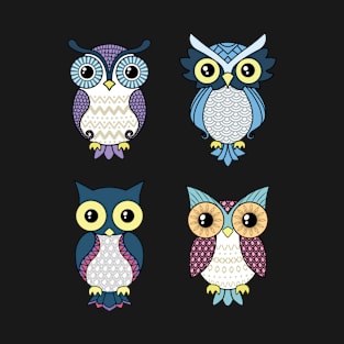 Owl pattern T-Shirt