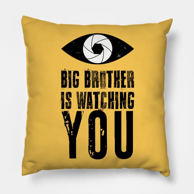 Big brother is watching you Pillow by RiverPhildon