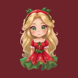 Holiday Princess Illustration T-Shirt