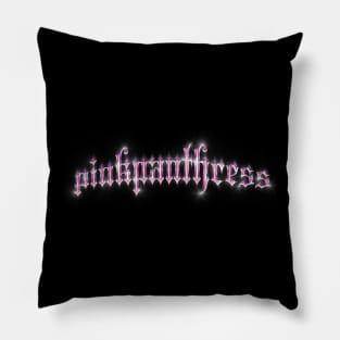 PinkPantheress Chrome Text Pillow