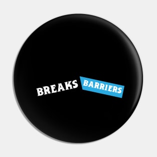 Social Work Breaks Barriers Funny Social Worker Pin