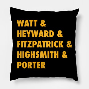 Pittsburgh Steelers Defense Introduction Pillow