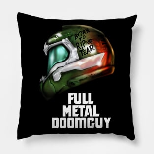 Full Metal Doomguy Pillow