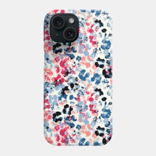 Multicolor Splashed Flowers Phone Case