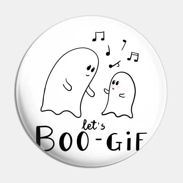 Cute ghost stickers, cute ghosts dancing, Pin by BosskaDesign