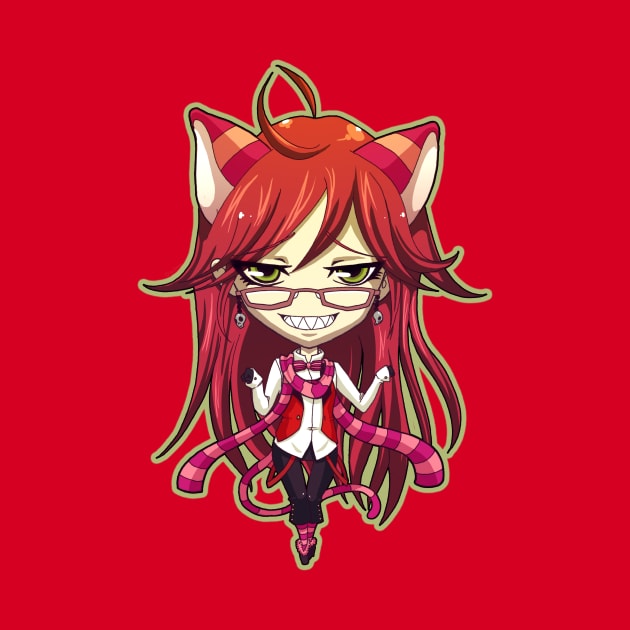 Grell in Wonderland by DasGnomo