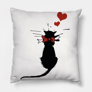 Lindo gato negro Pillow