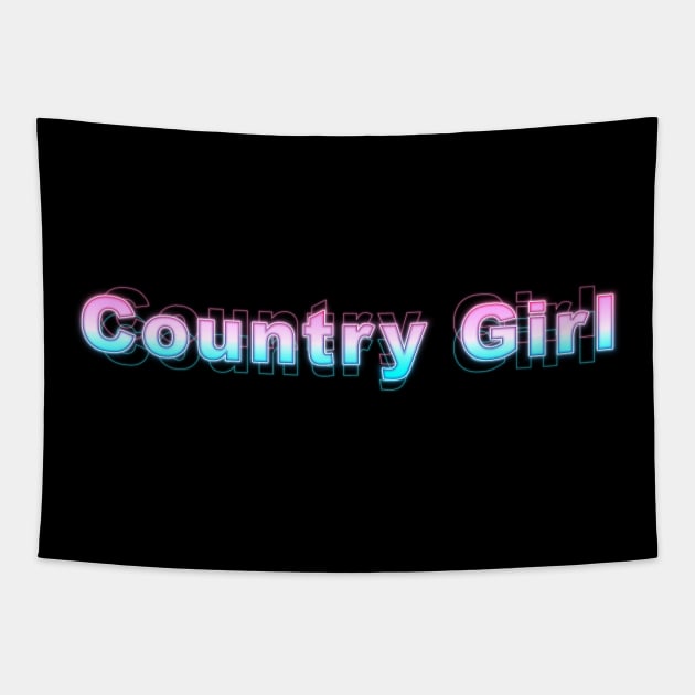 Country Girl Tapestry by Sanzida Design