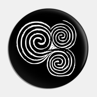 Celtic Triskel, Newgrange Pin